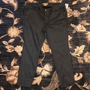 Women’s Plus Size Skinny Jeans - Dark Gray - Sz 20